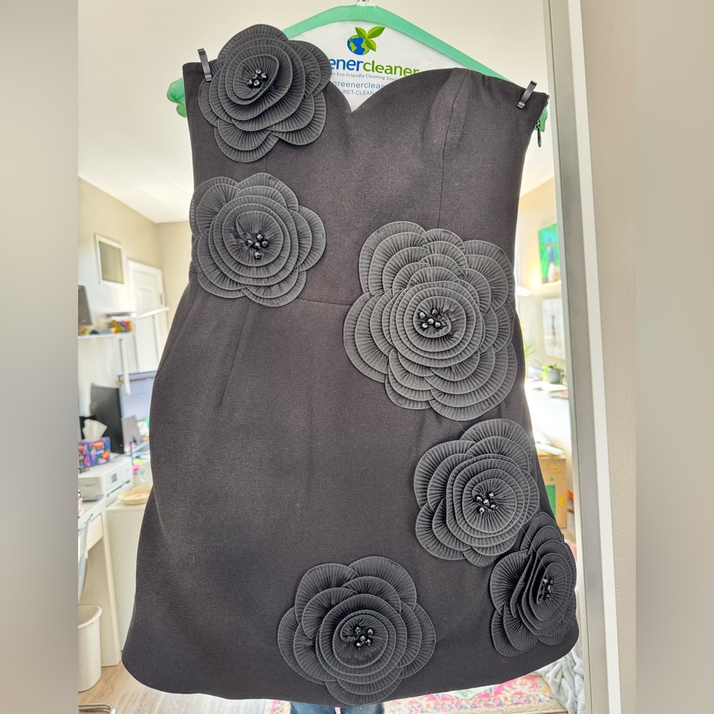 Helsi Black Floral Mini Dress